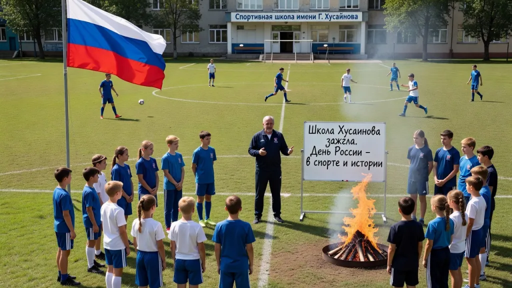 Школа Хусаинова зажгла. День России - в спорте и истории