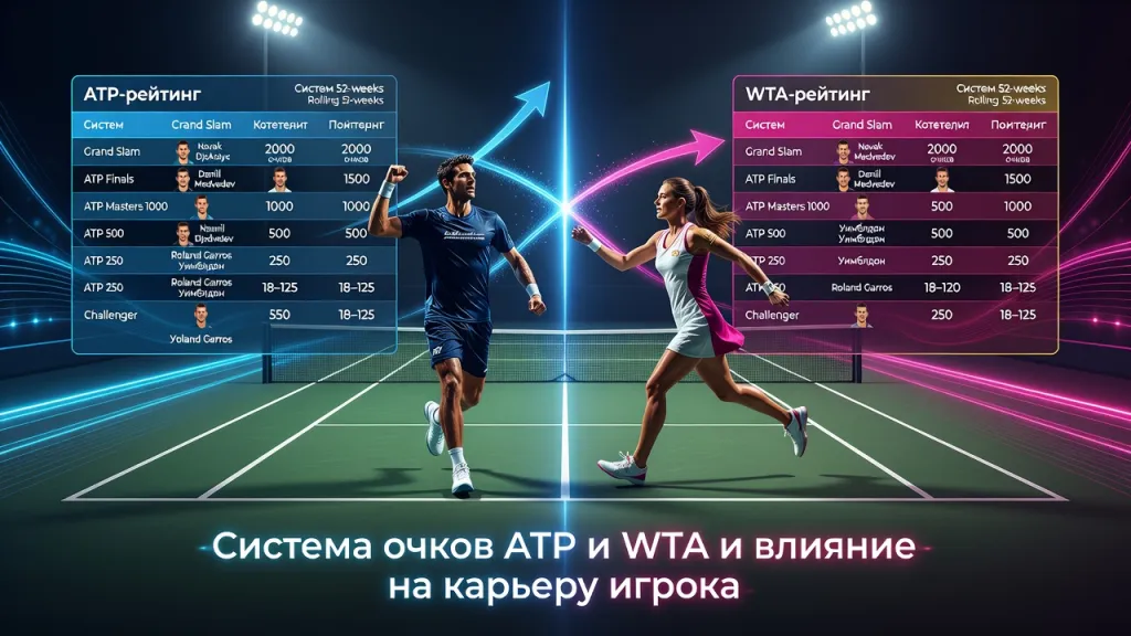Чем отличается atp от wta? Система очков atp и wta и влияние на карьеру игрока