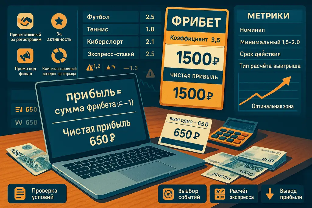Модель, метрики и выводы: фрибеты БК