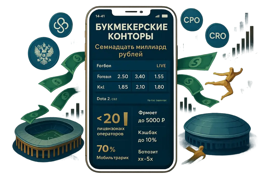 Букмекерские конторы: цифры, которые всё объясняют
