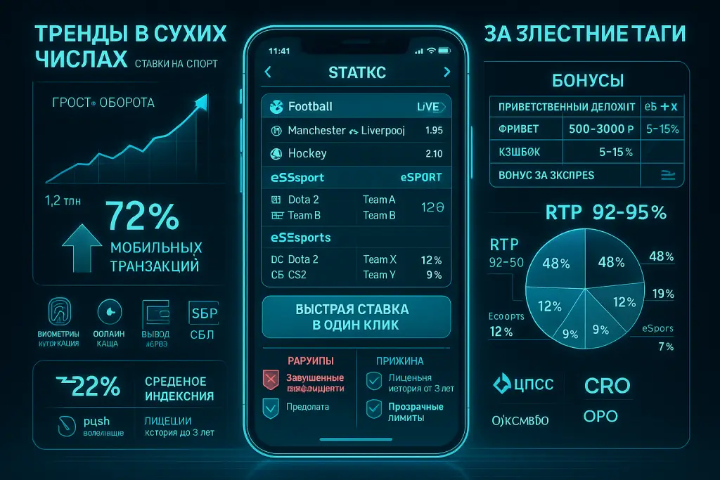 Тренды в сухих числах - ставки на спорт букмекерская контора