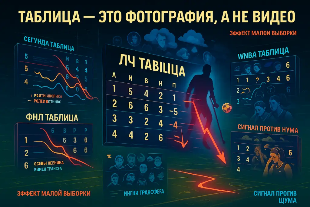 Где статистика обманывает: ЛЧ таблица