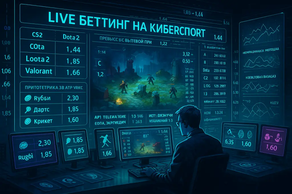 Live ставки на киберспорт - прогноз на базе данных