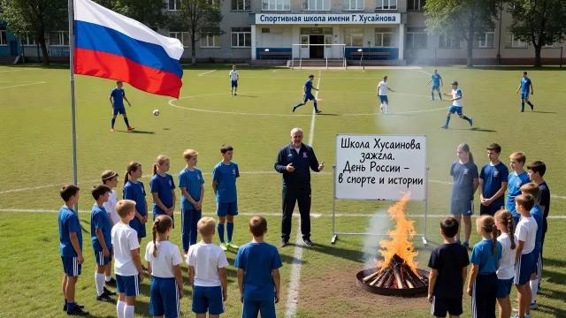 Школа Хусаинова зажгла. День России - в спорте и истории